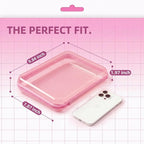 CoiiJoii 3PCS Large Clear Hard Shell Zippered Case, Diaper Bag Organizing - Image 6