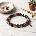 60pcs Round Loose Black Fire Agate Beads - Image 4