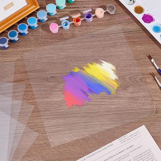 AHANDMAKER 10 Sheets Clear PET Sheet 9.84 x 9.84 Inch Transparent 0.2mm Thin - Image 5