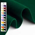 Hunter Green Soft Felt Fabric Sheet 36" x 36", 1.6mm Thick, Premium Craft Felt by Grainear
