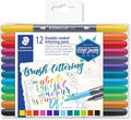 Staedtler Double-ended Brush Marker Brush Letter Duo, Creative Lettering by Staedtler