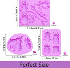 Insect Bug Beetle Fondant Silicone Mold Set of 3 - Image 2