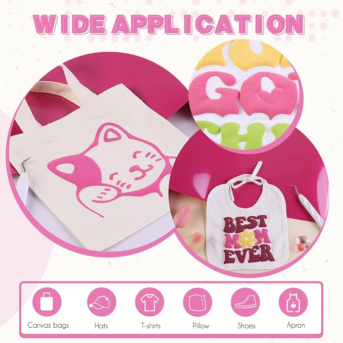 Tintnut Purplish Pink Puff Heat Transfer Vinyl Roll, easy cut & weed, stretch - Image 5