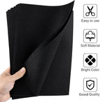 20 Pcs Black Felt Fabric Sheet 8" x 12" Assorted Color Felt Fabric Sheets - Image 3