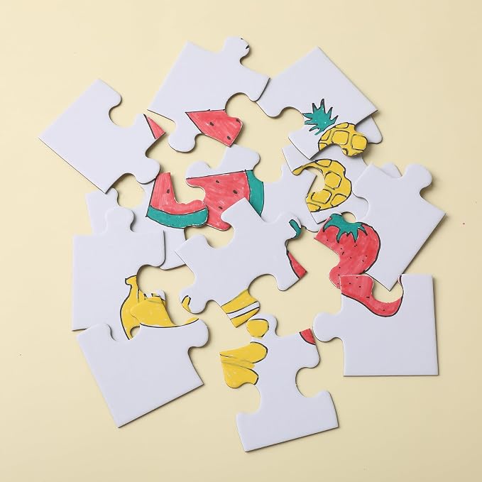 Mr. Pen- Blank Puzzle, 10 Pack, 12 Pieces/Pack, 5.5" x 8.1" | Blank Puzzles to - Image 6