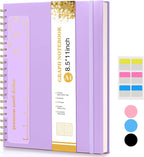 Graph Paper Notebook, Spiral Notebook Journal 8.5” x 11”, A4 Large Grid by UEBZFOCS