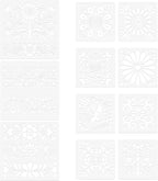 11pcs Talavera Mexican Lace Stencils in Two Sizes by Unknown