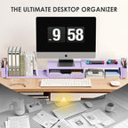 OPNICE Desk Organizers and Accessories, Dual Monitor Stand Riser - Image 5