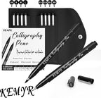 KEMYR 8 Micro Fine liner Drawing Art Pens Calligraphy Pens: XS-E3.0 Size Black by Kemyr