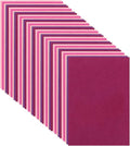 40 Pcs Stiff Felt Fabric Sheet for Crafts, 1mm Thick and 8”x12”Pink Series Felt by Tiparts