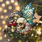 Boho Skeleton Mushroom Acrylic Suncatcher Stained Glass Effect Window Car - Image 6