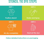 SEI 8 Pack Playful Pastel Tie Dye Spray Kit, Tye Dye Kits - Image 8