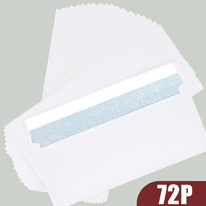 Joyberg 72 Packs #10 Envelopes, Business Envelopes, Envelopes Self Seal - Image 4