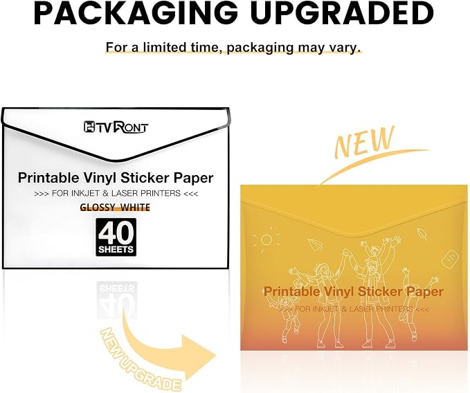 HTVRONT Printable Vinyl for Inkjet Printer & Laser Printer - Image 8