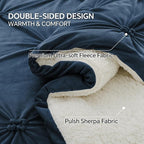 BEDELITE Pintuck Fluffy King Size Comforter Set - Image 5