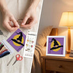 WUSARPLY Halloween Stamped Cross Stitch Kits - Image 4