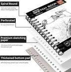 FIXSMITH 5.5"X8.5" Sketch Book | 100 Sheets Sketchbook| Acid Free Drawing Paper - Image 5