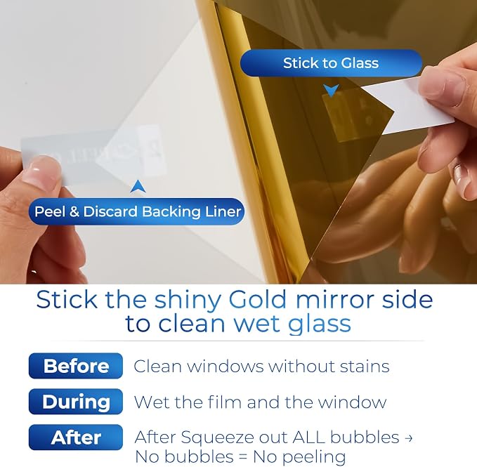 Coavas Window Privacy Film Daytime See Out Not in, 91% UV Blocking Heat Control - Image 8
