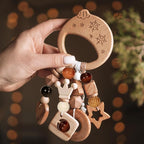 Whaline 240 Pcs Natural Wood Beads Rustic Color Round Wooden Bead Farmhouse - Image 6