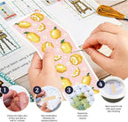 FREEBLOSS 6 Set Cross Stitch Bookmark Kit Stamped Cross Stitch Kit | Refreshing - Image 4