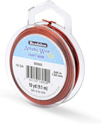 Artistic Wire, 18 Gauge Tarnish Resistant Colored Copper Craft Wire, 10 yd by Unknown