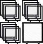 Harloon 12 Pcs 3D Floating Display Case Floating Frame Display Holder Stand by Muasung