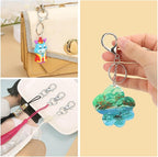 PAXCOO 300PCS Keychain Making Kit, Keychain Craft Supplies Including Key Chain - Image 7