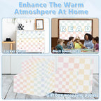 Pastel Rainbow Checkered Bulletin Board Paper Roll Colorful Bulletin Board - Image 6