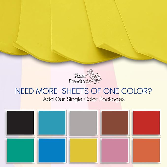 Adhesive Yellow EVA Foam Sheets - Image 4