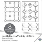 Gallery Glass Privacy Window PROMOGGPW22, Stained Glass Pattern Pack - Image 3