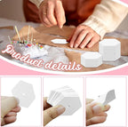 500 PCS Paper Piecing 1", Hexagon Quilting Templates - Image 3