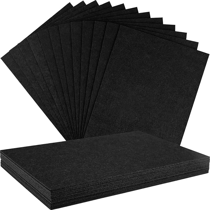 NEBURORA 12 Pcs 2mm Thick Stiff Felt Sheets by NEBURORA