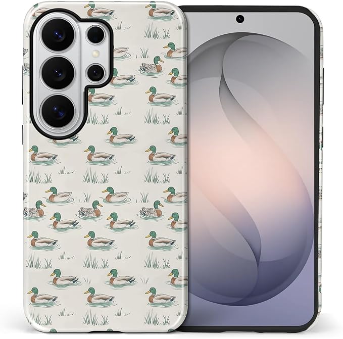 for Samsung Galaxy S26 Ultra Case, Cute Duck Pattern Glossy 2 in 1 Shockproof - Image 2