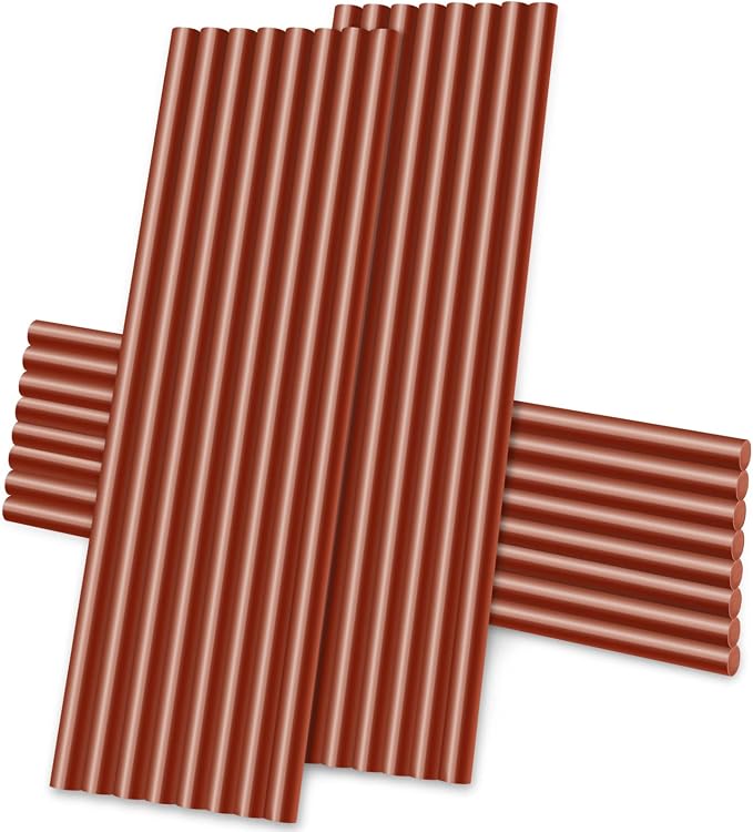 Manarty Brown Hot Glue Sticks, All Temperature Adhesive EVA Glue Sticks by Manarty