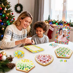 6 Sets DIY Glass Mosaic Tiles for Crafts Mixed Color Mosaic Kits - Image 6