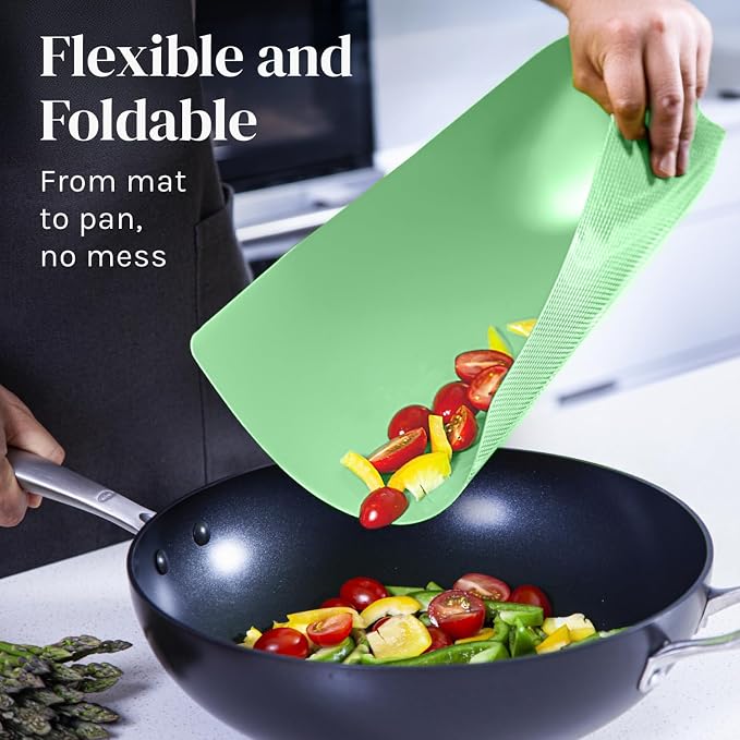 Extra Thick Pastel Flexible Plastic Cutting Board Mats - Image 2