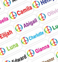 Personalized Name Labels for Kids – 60 Waterproof Peel-and-Stick Labels for by GILBIN