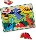 Melissa & Doug Dinosaur Wooden Chunky Puzzle by Unknown