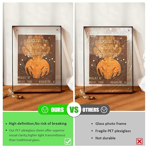 VOISEN 2 Pack Plexiglass Sheets 1/8 Inch Thick, Display Cases, Sneeze Guard - Image 5