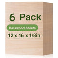 Rowood 6 Pack Basswood Sheets, 3mm Basswood by RowoodAssembleArtDecorateLife