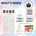 4 Pack Framed Paint by Numbers Kit - Image 4