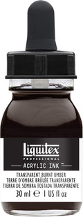 Liquitex Professional Acrylic Ink, 1-oz Jar, Transparent Burnt Umber by Liquitex
