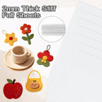 Luomorgo 8 Pcs 8 x 12 Inch Stiff Felt, 2mm Thick, - Image 2
