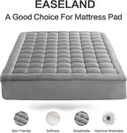 EASELAND King Size Mattress Pad Pillow Top Mattress Cover Quilted Fitted - Image 2