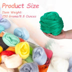 PATIKIL Wool Roving Yarn, 250G/8.8OZ Felting Wool Pure Roving Yarn - Image 2