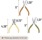 Mr. Pen- Pliers for Jewelry Making, 3 Pack, Chain Nose | Round Nose Pliers Set - Image 3