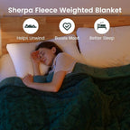 Sherpa Fleece Adult Weighted Blanket Great - Image 2