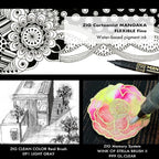 Kuretake Zig Inktober pen set, for Illustration, Manga Drawing, Lettering and - Image 4