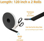 Furnigear Felt Strips with Adhesive Backing Heavy Duty Cuttable Felt Tape Roll - Image 2
