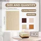 Soft Felt Sheets, 8x12 inches Assorted Craft Felt Fabric, 1.4mm Thick Felt - Image 2